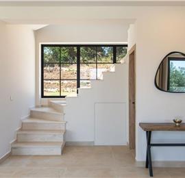  3 bedroom stone villa with pool & seaview, near Acharavi, sleeps 6